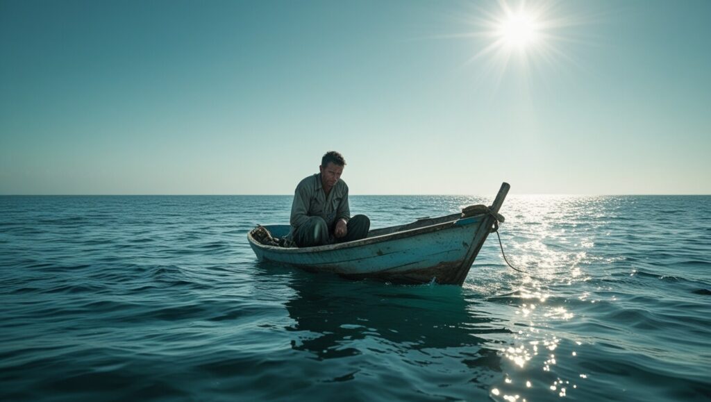 Longest survival at sea